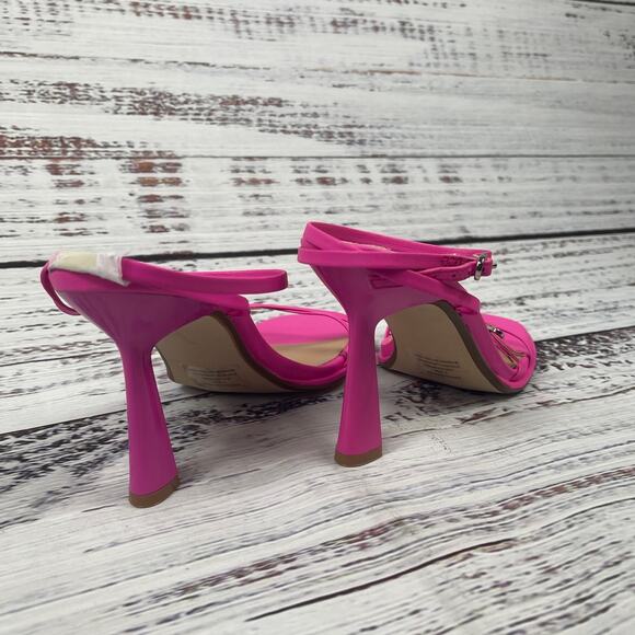 Steve Madden Women's Zarya Heeled Sandal pink Leath Size 7.5 - Picture 5 of 8